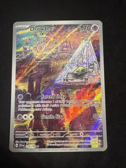 Pokemon Drowzee TCG Scarlet & Violet Base Set Holo Card 210/198 - Image 1