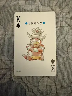Pokemon Slowking King of Spades 199 Silver Deck Lugia Playing Card Poker - Image 1