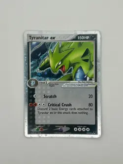 2004 Pokemon POP Series 1 Tyranitar ex Cosmos Holo #17/17 - Image 1
