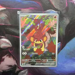 Pokemon TCG SV White Flare Pansear 099/086 Illustration Rare Card NM Condition - Image 1