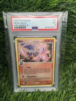 Pokemon: Mew POP Series 5 Holo | PSA 5 - Image 1
