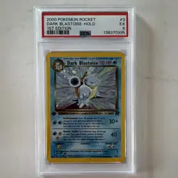 Pokemon Dark Blastoise Team Rocket 1st Edition Holo Rare 3/82 PSA 5 2000 - Image 1