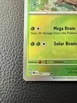 Exeggutor – 002/131 – Master Ball Reverse Holo – Prismatic Evolutions – Pokemon - Image 3