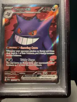 2024 POKEMON TEF EN-TEMPORAL FORCES ULTRA RARE #193 GENGAR EX PSA 10 - Image 4