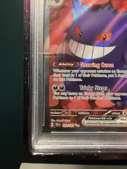 2024 POKEMON TEF EN-TEMPORAL FORCES ULTRA RARE #193 GENGAR EX PSA 10 - Image 5
