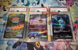 SEQUENTIAL SET PSA 10 Charizard Venusaur Blastoise ex SAR Pokemon 151 Japanese - Image 1