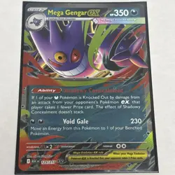 Mega Gengar ex - 125/217 ME: Ascended Heroes Pokemon TCG NM Holo - Image 1