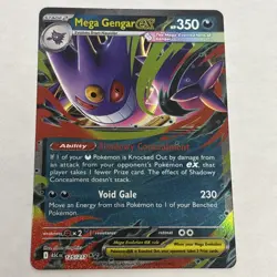 Mega Gengar ex - 125/217 ME: Ascended Heroes Pokemon TCG NM Holo - Image 2