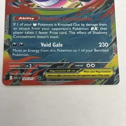 Mega Gengar ex - 125/217 ME: Ascended Heroes Pokemon TCG NM Holo - Image 4