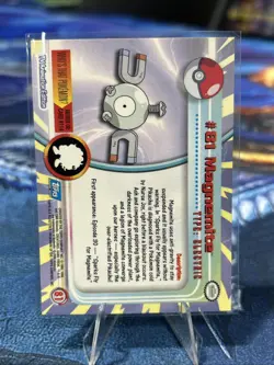 Topps 2000 Pokemon TV Animation Edition Series 2 Magnemite #81 Non holo Blue L - Image 2