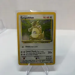 Pokemon TCG Kangaskhan Jungle 5/64 Holo Unlimited Holo Rare No Symbol - Image 1
