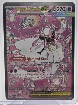 Mega Diancie EX 282/217 Special Illustration Rare Ascended Heroes NM Pokemon TCG - Image 1