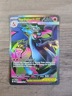 Pokemon TCG Mega Charizard X EX 109/094 Phantasmal Flames Holo Ultra Rare NM - Image 1