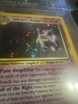 2000 POKEMON GYM HEROES SABRINA'S GENGAR HOLO #14 PSA 7 - Image 4