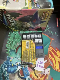Pokemon TCG Sun & Moon Team Up Mini Booster Pack Snorlax & Eevee Sealed 7.70G - Image 2