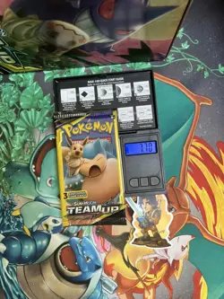 Pokemon TCG Sun & Moon Team Up Mini Booster Pack Snorlax & Eevee Sealed 7.70G - Image 3