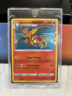 Pokemon Special Delivery Charizard SWSH075 Promo Holo - Image 1