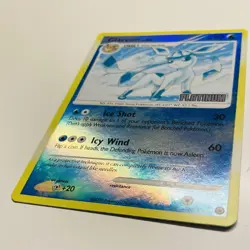 Glaceon 20/100 Majestic Dawn Platinum Reverse Holo Stamp 2008 Pokemon Near Mint+ - Image 4