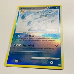 Glaceon 20/100 Majestic Dawn Platinum Reverse Holo Stamp 2008 Pokemon Near Mint+ - Image 5