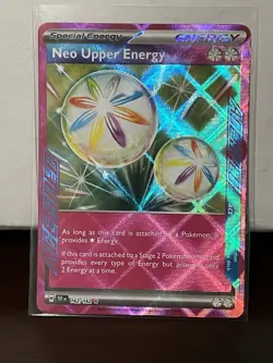 Neo Upper Energy Temporal Forces #162/162 Pokemon Scarlet & Violet NM - Image 1