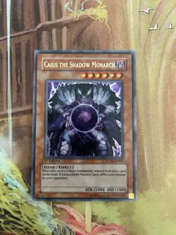 Caius the Shadow Monarch Ultra Rare SDDE-EN001 1st Edition LP - Image 1