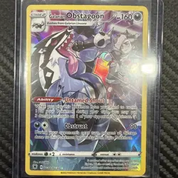 Galarian Obstagoon & Piers TG10/TG30 Astral Radiance NM Ultra Rare Pokemon Card - Image 1