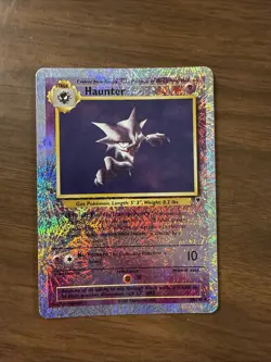 Pokemon TCG 2002 Haunter Reverse Holo Card 46/110 Legendary Collection - Image 1