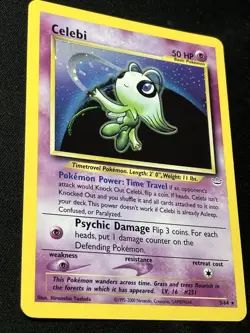 Pokemon Celebi 3/64 Neo Revelation Holo Rare Ungraded Childhood Collection Card - Image 2