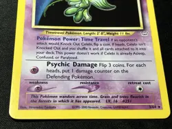 Pokemon Celebi 3/64 Neo Revelation Holo Rare Ungraded Childhood Collection Card - Image 4