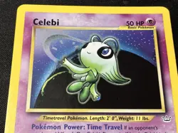 Pokemon Celebi 3/64 Neo Revelation Holo Rare Ungraded Childhood Collection Card - Image 5