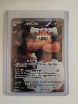 Landorus BW43 Pokemon TCG Black Star Black & White Promo Full Art Holo Card - Image 1