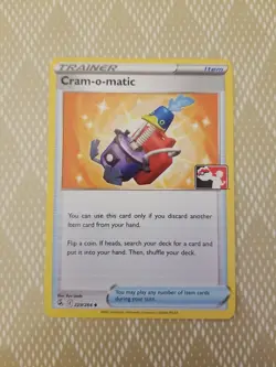 Cram-o-matic Pokemon Prize Pack Series 2 Promo Pokemon Card NM/LP Play Stamp - Image 1