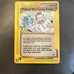 Professor Elm's Training Method - Expedition 148/165 Pokemon Card - Image 3