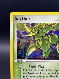 2005 Scyther Reverse Holo 46/115 EX Unseen Forces 2005 Pokemon Card Stamped Rare - Image 5