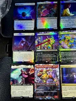 MTG Teenage Mutant Ninja Turtles Rare Foil & Regular Card Lot - Image 2