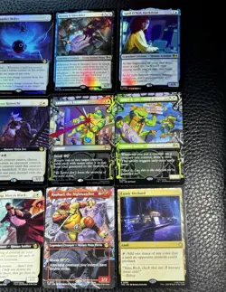 MTG Teenage Mutant Ninja Turtles Rare Foil & Regular Card Lot - Image 3