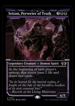 Seizan, Perverter of Truth 15 Foil R March of the Machine: Multiverse Legends - Image 1