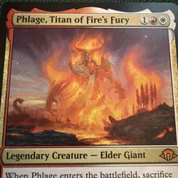MTG Magic The Gathering Phlage Titan of Fire's Fury MH3 Mythic NM - Image 3