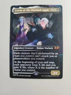 MTG Eriette of the Charmed Apple Wilds Of Eldraine 299 Borderless Mythic - Image 1