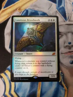 Luminous Broodmoth FOIL MTG Ikoria: Lair of the Behemoths Creature LP x1 JG1 - Image 1