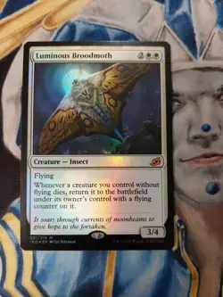Luminous Broodmoth FOIL MTG Ikoria: Lair of the Behemoths Creature LP x1 JG1 - Image 2