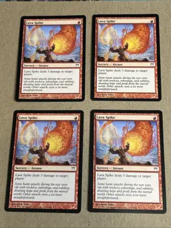 MTG 4X Lava Spike X4 Champions of Kamigawa - Image 2
