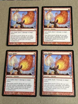 MTG 4X Lava Spike X4 Champions of Kamigawa - Image 3