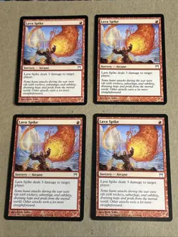 MTG 4X Lava Spike X4 Champions of Kamigawa - Image 4
