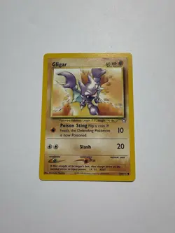 Pokemon TCG Gligar Neo Genesis Card 59/111 Regular Common Mint Condition - Image 1