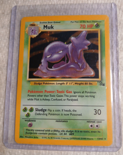 1999 Pokemon MUK #13 13/62 Fossil Holo Rare - Image 1