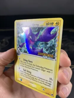 Pokemon TCG Card Gligar Ex Dragon Frontiers 16/101 2006 Reverse Stamped Holo MP - Image 3