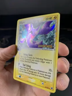 Pokemon TCG Card Gligar Ex Dragon Frontiers 16/101 2006 Reverse Stamped Holo MP - Image 4