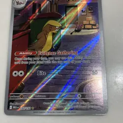 Pokemon Gumshoos Illustration Rare Me01: Mega Evolution 153/132 Stage 1 Holo - Image 3