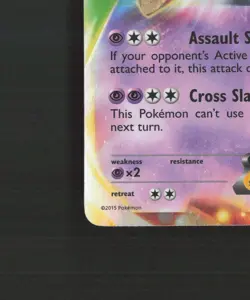 Gallade EX XY45 XY Black Star Promo Holo Pokemon Card LP - Image 5
